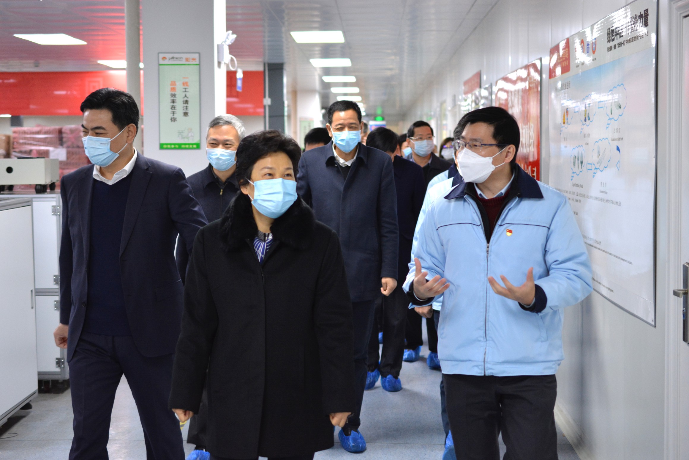 省政協(xié)主席葛慧君到陽(yáng)光指導(dǎo)督查疫情防控和復(fù)工復(fù)產(chǎn)工作